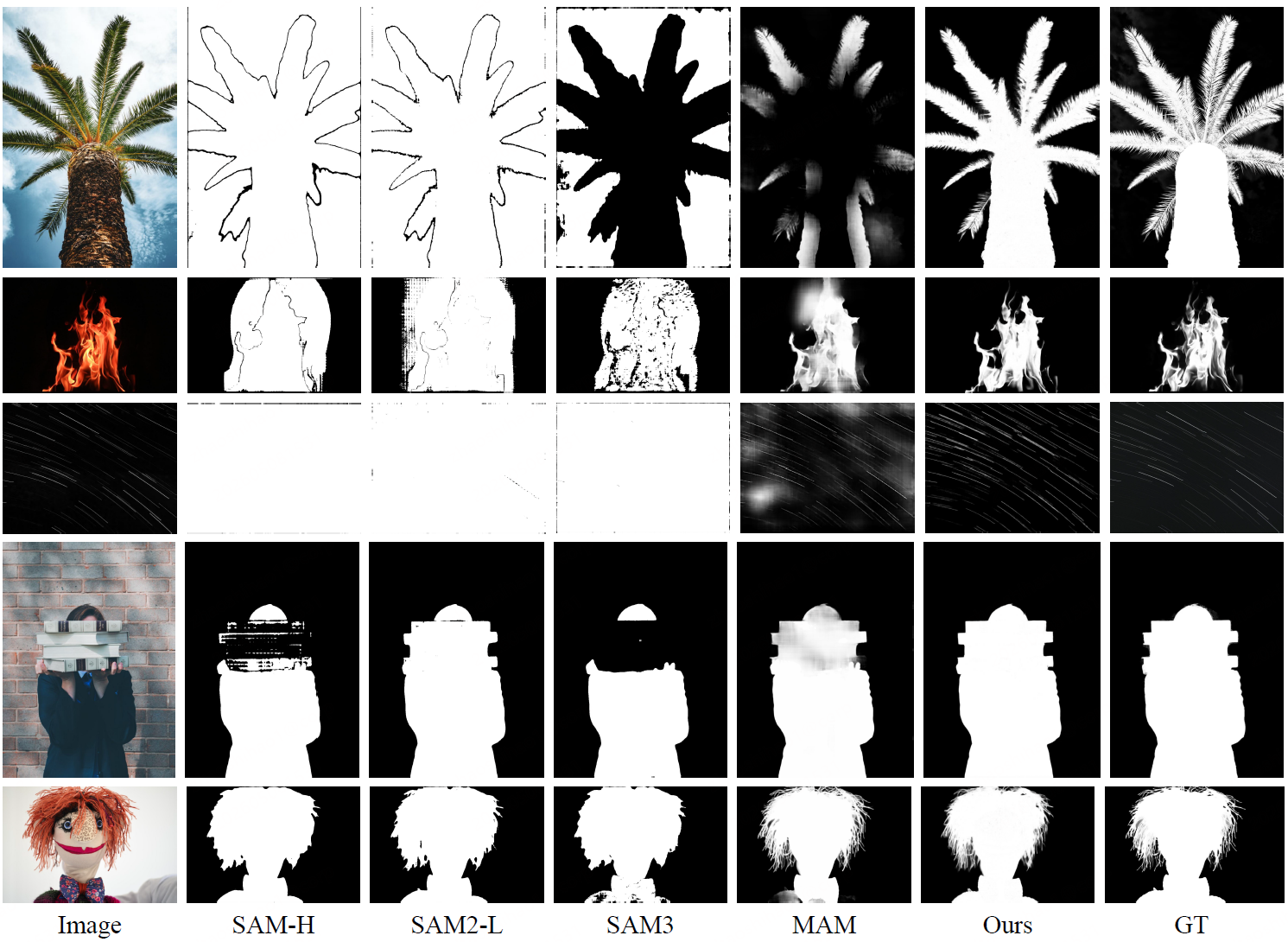 Image matting on AIM-500